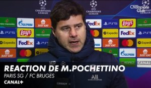 La réaction de Mauricio Pochettino - Paris SG / FC Bruges