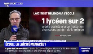 Laïcité et religion à l'école: pour ce professeur, "il ne faut pas dramatiser, mais prendre la chose très au sérieux"