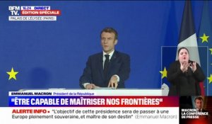 Emmanuel Macron veut initier "une réforme de l'espace Schengen" pour avoir "une politique cohérente de maîtrise de nos frontières extérieures"