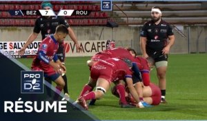 PRO D2 - Résumé AS Béziers Hérault-Rouen Normandie Rugby: 34-29 - J14 - Saison 2021/2022