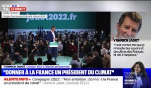 Yannick Jadot déclare avoir "l'ambition de donner à la France un président du climat"