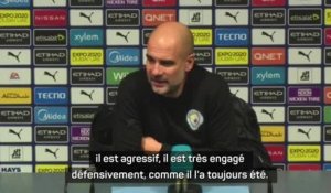 16e j. - Guardiola felicite Sterling pour son 100eme but en PL et Ederson pour son 100eme clean sheet