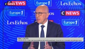 Éric Ciotti : «le pays ne pourra pas supporter 15 années de gestion Hollande-Macron»
