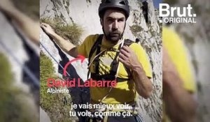 David, l'alpiniste malvoyant