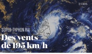 L'arrivée fulgurante du super-typhon Rai aux Philippines
