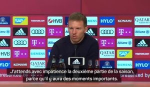 17e j. - Nagelsmann attend "avec impatience la 2e partie de saison"