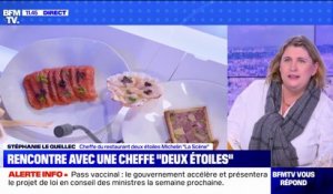 Ses deux étoiles Michelin, sa vision de la cuisine... La cheffe Stéphanie Le Quellec répond à vos questions sur BFMTV