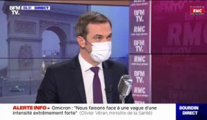 Covid-19: Olivier Véran estime que le variant Omicron sera majoritaire en France "entre Noël et Nouvel an"