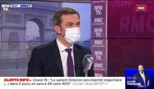 Olivier Véran: la dose de rappel n'est pas élargie aux adolescents "pour l'instant"