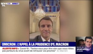 Omicron: dans une vidéo publiée son compte Instagram, Emmanuel Macron appelle à "beaucoup de vigilance" lors des fêtes de Noël