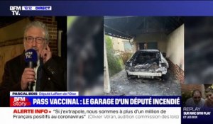"Ce qui s'exprime sur la façade est la signature d'anti-vax": le garage du député LaREM Pascal Bois (@PascalBoisLaREM) a été incendié la nuit dernière