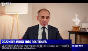 "Adieu Emmanuel Macron, bonjour la France": les vœux d'Éric Zemmour pour 2022