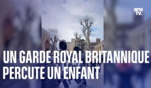 Un garde royal britannique percute un enfant