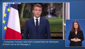 Emmanuel Macron sur le Covid-19: "Les semaines à venir seront difficiles"