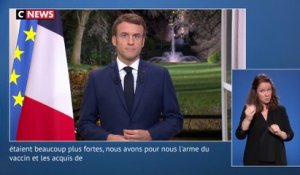 Emmanuel Macron : «Nous avons pour nous l’arme du vaccin et les acquis de notre expérience collective»