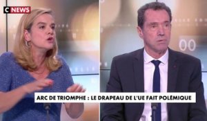 Gabrielle Cluzel : «Je suis très choquée [...] de l'absence du drapeau français sous l'Arc de Triomphe»