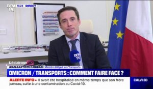 Jean-Baptiste Djebbari: "Si vous avez un besoin impératif de boire ou de manger dans le train, vous pourrez retirer votre masque rapidement et le remettre tout de suite après"