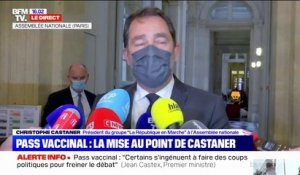 Pass vaccinal à l'Assemblée: Christophe Castaner dénonce un "coup politique"
