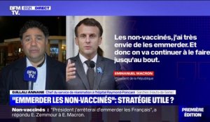"Pas la bonne méthode": le Pr Annane réagit aux propos polémiques d'Emmanuel Macron sur les non-vaccinés