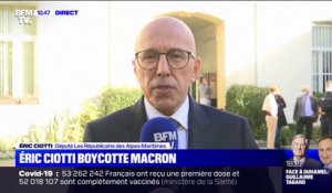 Éric Ciotti "boycotte" la venue d'Emmanuel Macron dans la vallée de la Roya