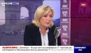 Prix du gaz et de l'électricité: Marine Le Pen souhaite "baisser la TVA de 20% à 5,5%"