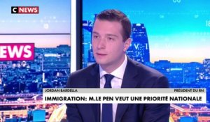 Jordan Bardella sur l'immigration : «La France ne peut pas être le guichet social de la terre entière»