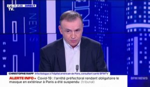 Covid-19: l’arrêté préfectoral rendant obligatoire le masque à l’extérieur à Paris a été suspendu