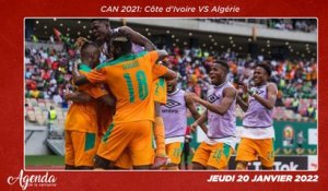 Agenda de la semaine du 17 au 23 Janvier 2022 : Can 2021 - La Côte d’Ivoire affronte l’Algérie ce jeudi
