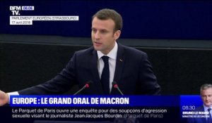 Ce qui attend Emmanuel Macron lors de son grand oral devant le Parlement européen