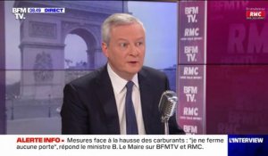Bruno Le Maire: "Je ne vois pas très bien en quoi Valérie Pécresse se distingue de ce que nous défendons et faisons avec le président"