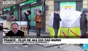 Covid-19 : plus de 464 000 cas Covid en 24h, un nouveau record en France