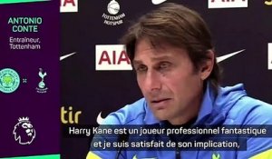 Tottenham - Conte : "Harry Kane, un fantastique professionnel"