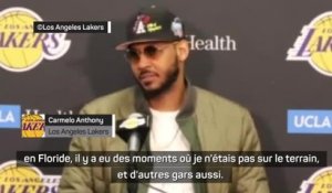 Lakers - Anthony : "Nous devons aider Westbrook à comprendre"