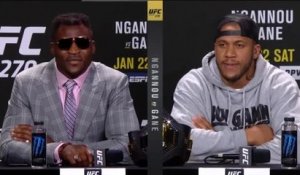 UFC - Ngannou et Gane face aux médias