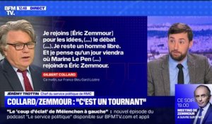 Tout comme lui, Gilbert Collard pense "qu'un jour viendra où Marine Le Pen (...) rejoindra Eric Zemmour"
