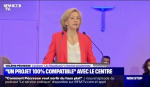 Valérie Pécresse: "Mon projet est de droite mais il est 100% compatible" avec les valeurs des centristes