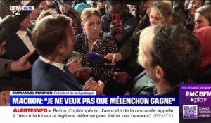 Emmanuel Macron: "Je ne veux pas que Jean-Luc Mélenchon gagne aux législatives"
