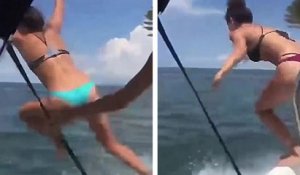 Quand une fille saute d'un bateau sans réfléchir
