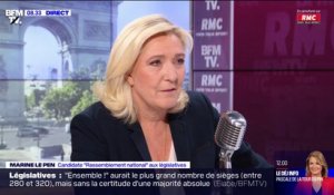Stade de France: pour Marine le Pen, la suppression des images de vidéosurveillance " ce n'est pas un oubli, c'est volontaire"