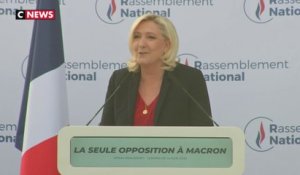 La déclaration de Marine Le Pen