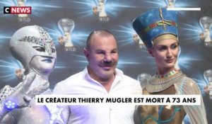 Le créateur Thierry Mugler est mort à 73 ans
