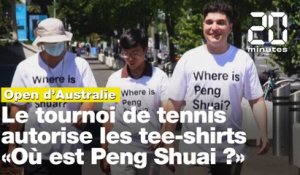 Open d'Australie: Les tee-shirts «Où est Peng Shuai ?» finalement autorisés