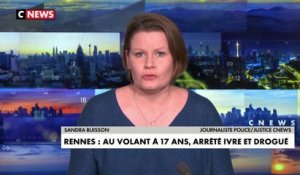Rennes : ivre et drogué au volant d'une voiture volée, il fonce sur des policiers, qui ouvrent le feu