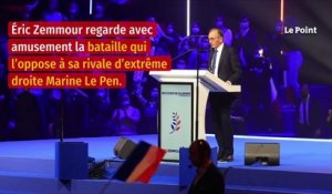 Présidentielle 2022 : Éric Zemmour raille la « panique » qui règne au sein du RN