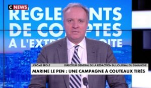 L'édito de Jérôme Béglé : «Marine Le Pen : une campagne à couteaux tirés»
