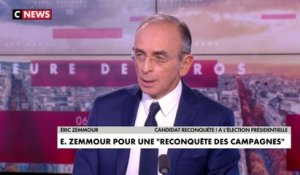 Éric Zemmour : «Il faut désormais que ce soit les cambrioleurs qui aient peur […] je veux que la peur change de camp»