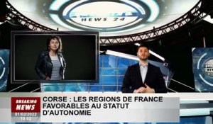 Corse : les régions françaises soutiennent la loi sur l'autonomie