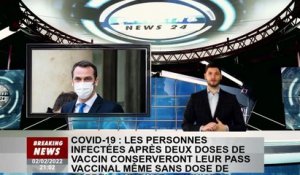 Covid-19 : le ministre Olivier Véran annonce que même sans rappels, les personnes infectées après de
