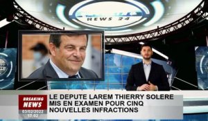 Le député LREM Thierry Solère mis en examen pour cinq nouveaux délits