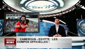  Cameroun - Egypte : Composition officielle !